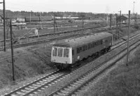 Class 122 DMU at Willesden