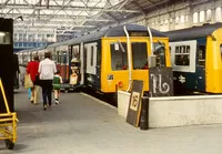 Class 122 DMU at Edinburgh Waverley