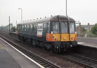 Class 122 DMU at Barnetby
