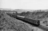 Class 126 DMU at near Challoch Junction