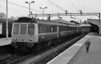 Class 127 DMU at Northampton