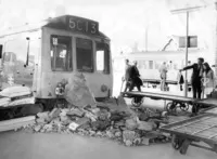 A Class 127 that hit the buffers at St Albans City station on Tuesday 11 June 1974.