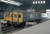 Class 128 DMU at Manchester Victoria