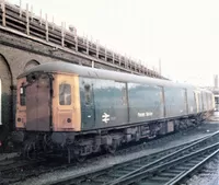 Class 128 DMU at Chester depot