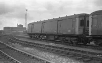 Class 128 DMU at Newton Heath depot