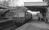 Class 129 DMU at Poynton