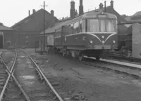 Ac cars railbus at Swindon shed