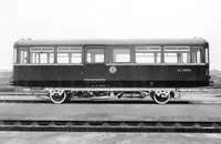 Side view of new railbus