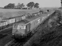 Blue pullman at Bentley Heath