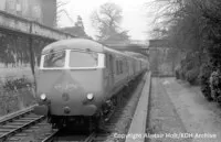 Blue pullman at Sydney Gardens, Bath