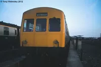 Class 101 DMU at Nottingham sidings