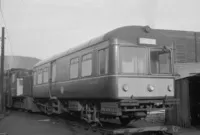 Wickham railbus at Stirling South depot