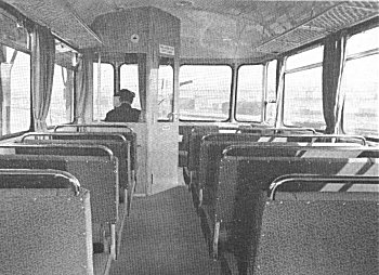 Railbus interior