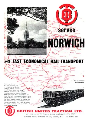 British United Traction Norwich advert