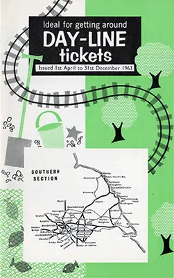 North Day Line Diesel Southern Section handbill April 1963 Front