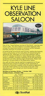 1988 season leaflet front