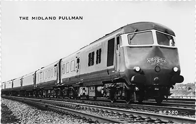 Blue Pullman Valentine's postcard front