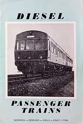 Front of October 1956 Norwich - Dereham - Wells and Kings Lynn timetable