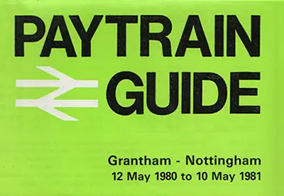 May 1980 Grantham - Nottingham timetable front