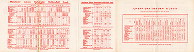 Summer 1962 Manchester - Leeds timetable inside