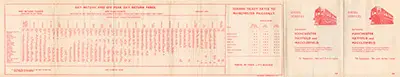 September 1964 Manchester - Hayfield - Macclesfield timetable outside