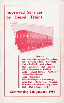 Improved Service by Diesel Train cover