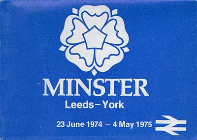 June 1974 Leeds - York timetable cover