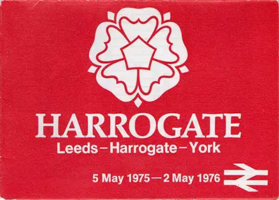 May 1975 Leeds - Harrogate - York timetable cover