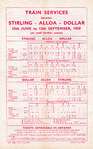 June 1959 Stirling-Dollar timetable back