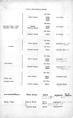 drawing list side bearing springs sheet one version one