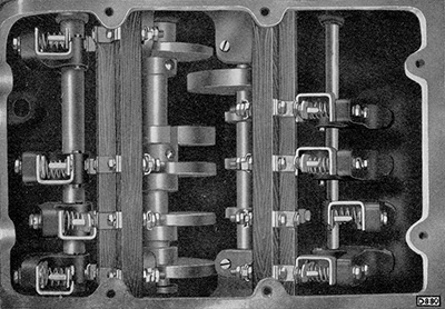 Contacts inside controller