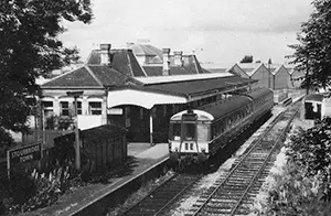 Green DMU with yellow panel