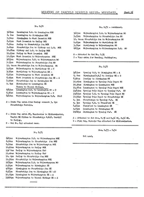 Page with parcel diagrams