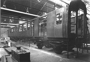 Part built Swindon DMU