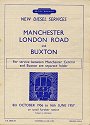 Manchester-Buxton timetable