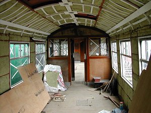Swindon interior during restoration